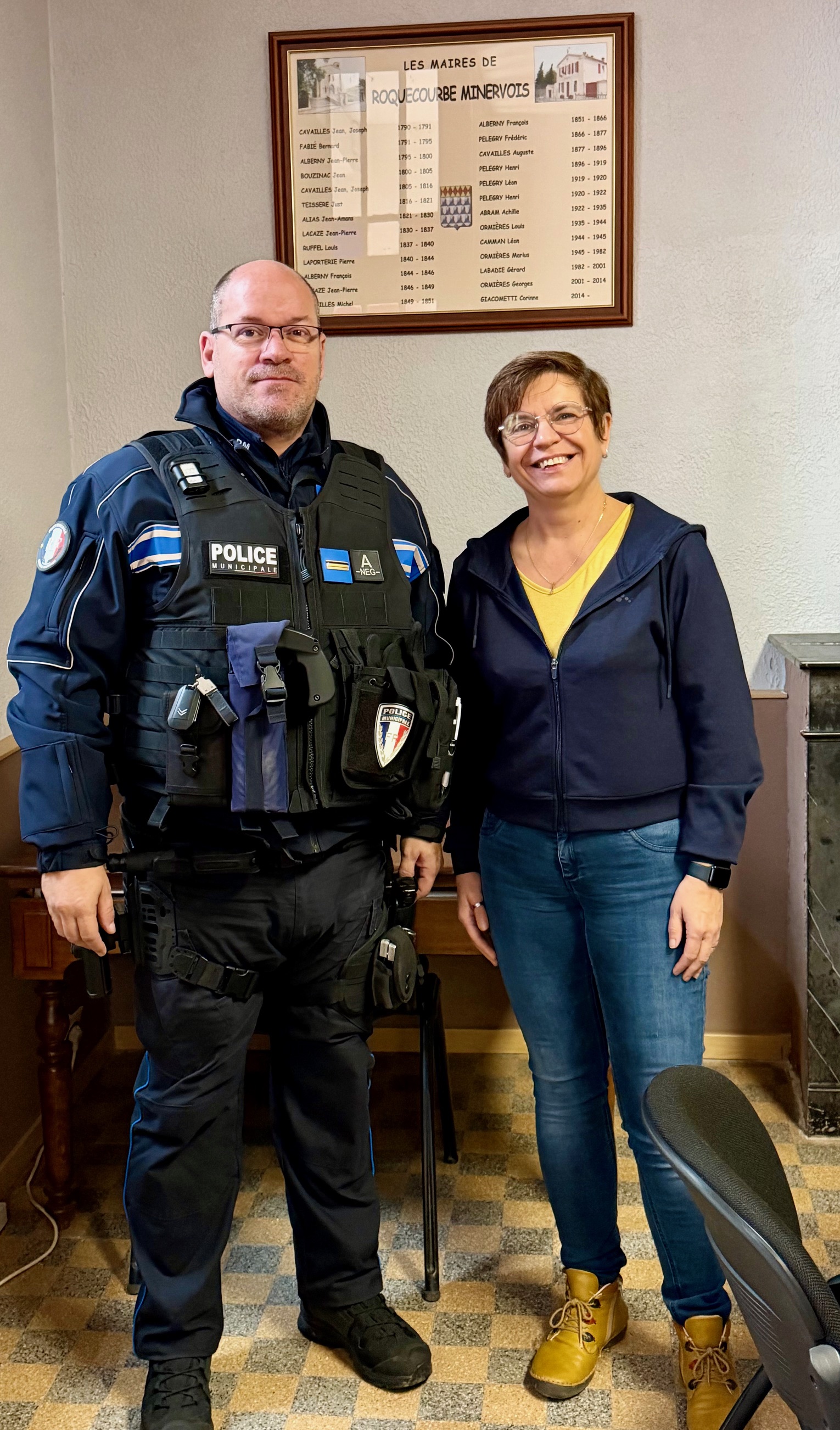 Alain, nouveau policier municipal